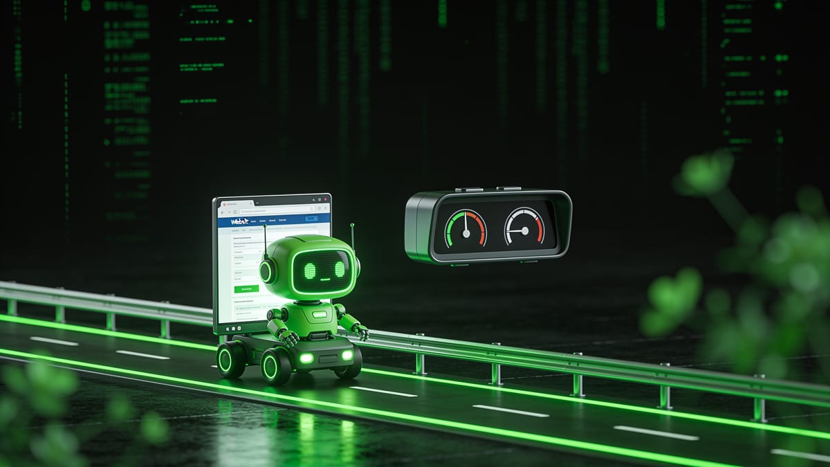 Self-driving SEO: how a site fixes itself — and where the stop-cock is